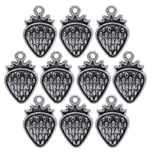Gift To Love | Metal Craft Fitting Strawberry | Pcs : 10 Pcs | Code : MC-3594