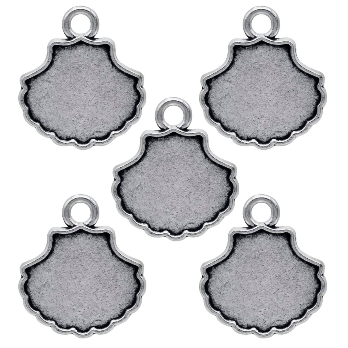 Gift To Love | Metal Craft Fitting Sea Shell | Pcs : 5 Pcs | Code : MC-3622