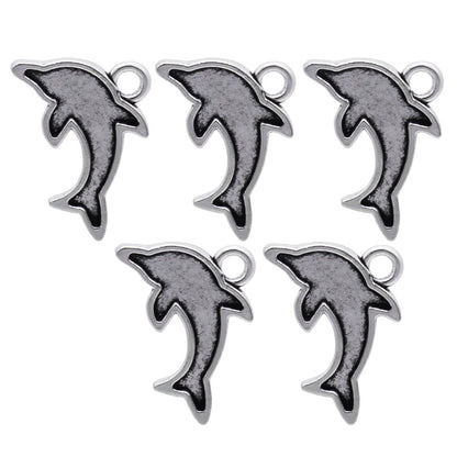 Gift To Love | Metal Craft Fitting Dolphin | Pcs : 5 Pcs | Code : MC-3629