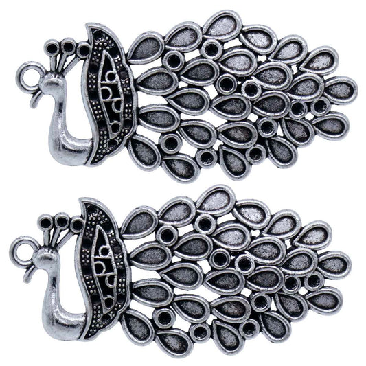 Gift To Love | Metal Craft Fitting Peacock | Pcs : 2 Pcs | Code : MC-3699