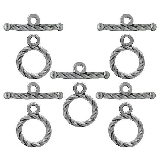 Gift To Love | Metal Craft Fitting Set Toggle Clasp | Pcs : 5 Pcs | Code : MC-4073