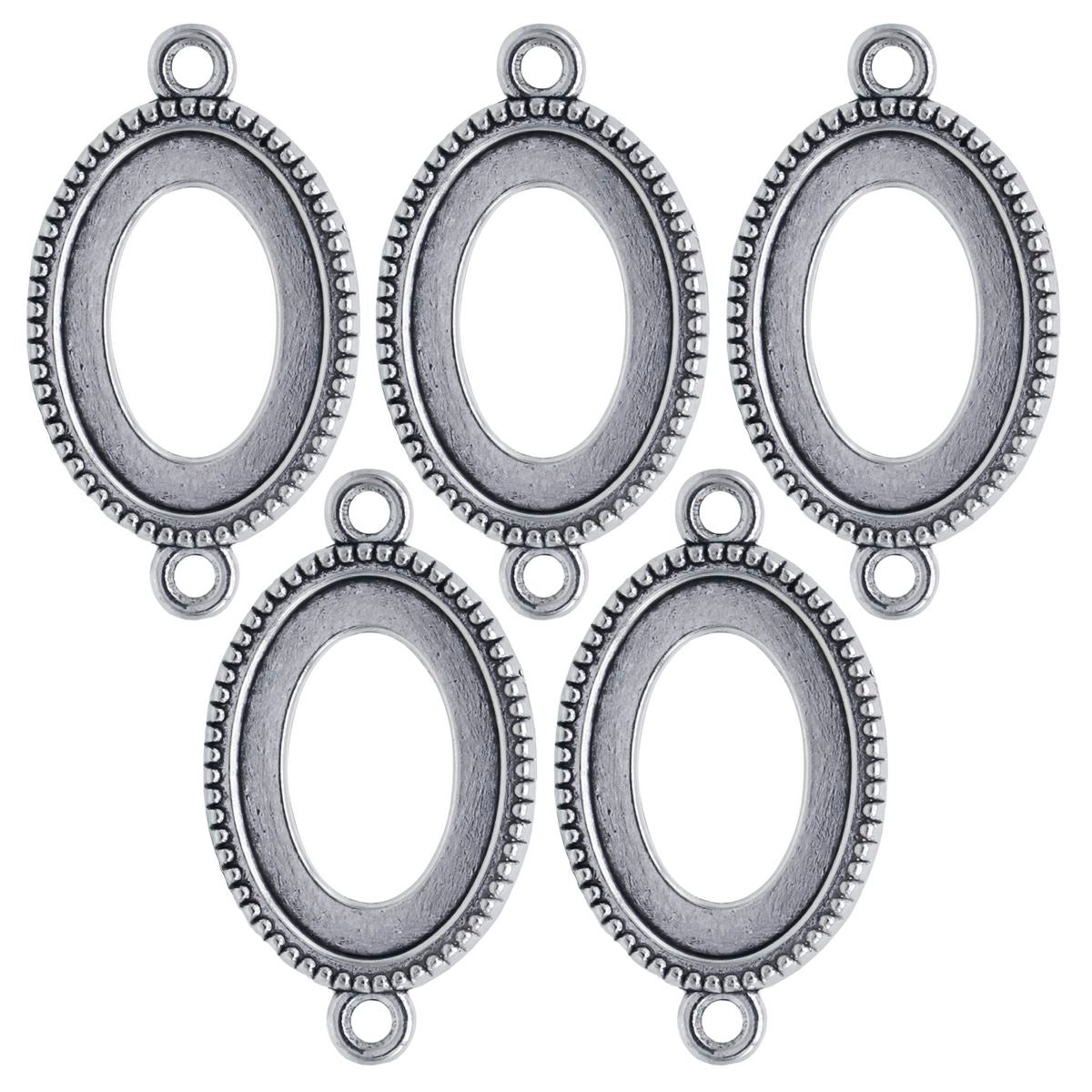 Gift To Love | Metal Craft Fitting Oval | Pcs : 5 Pcs | Code : MC-4398