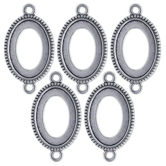 Gift To Love | Metal Craft Fitting Oval | Pcs : 5 Pcs | Code : MC-4398