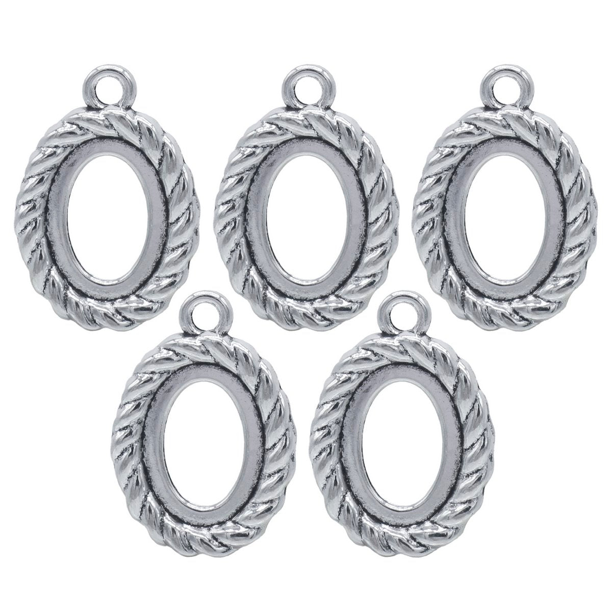 Gift To Love | Metal Craft Fitting Oval Mirror | Pcs : 5 Pcs | Code : MC-4490