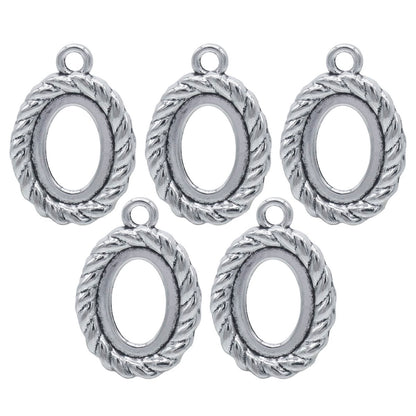 Gift To Love | Metal Craft Fitting Oval Mirror | Pcs : 5 Pcs | Code : MC-4490