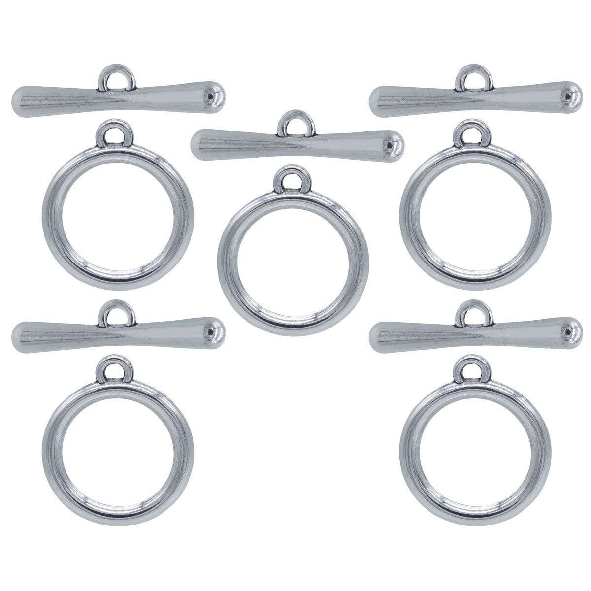 Gift To Love | Metal Craft Fitting Set Toggle Clasp | Pcs : 5 Pcs | Code : MC-5042