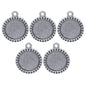 Gift To Love | Metal Craft Fitting Round | Pcs : 5 Pcs | Code : MC-5194