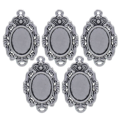 Gift To Love | Metal Craft Fitting Oval Mirror | Pcs : 5 Pcs | Code : MC-5198
