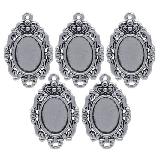 Gift To Love | Metal Craft Fitting Oval Mirror | Pcs : 5 Pcs | Code : MC-5198