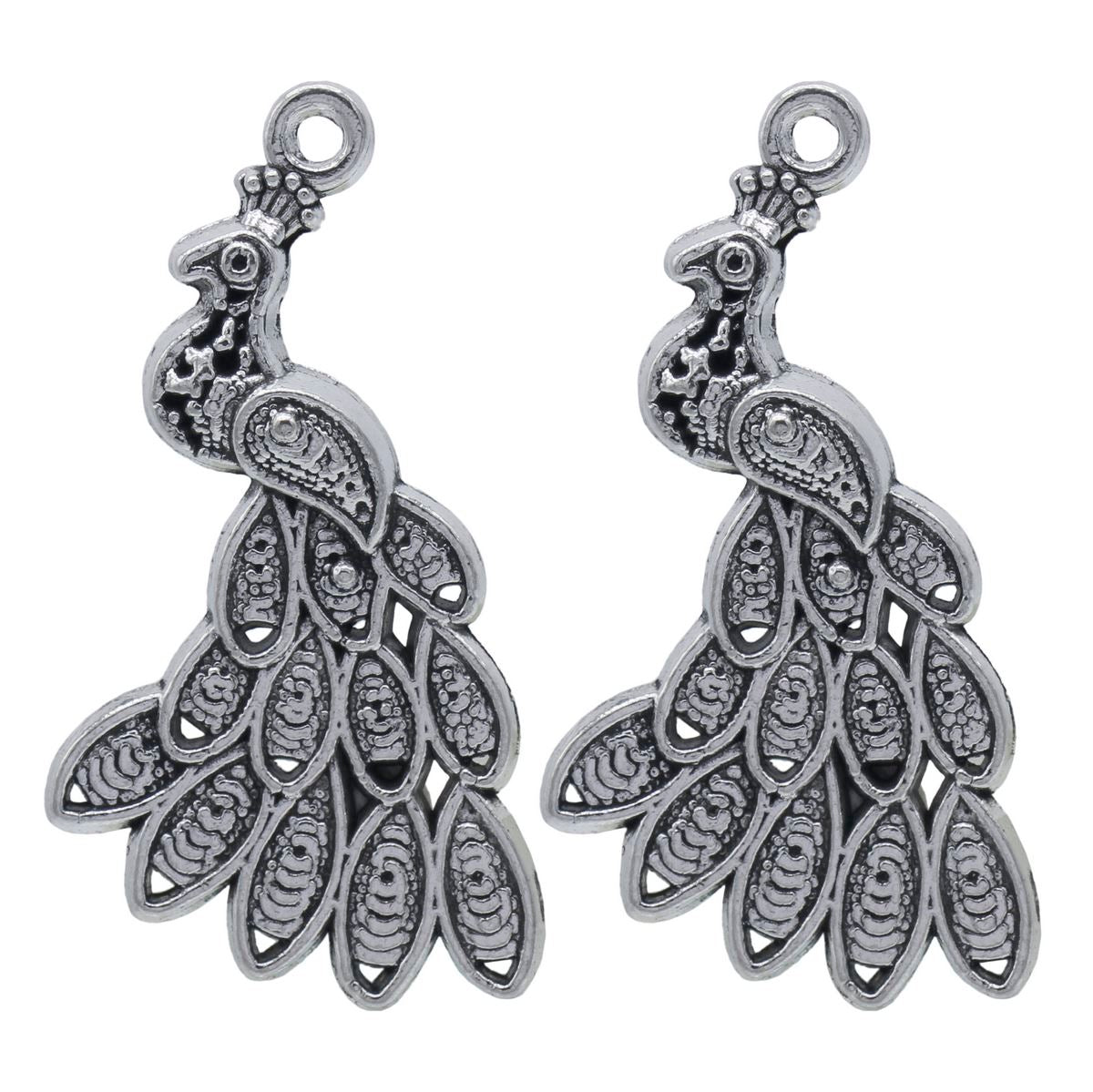 Gift To Love | Metal Craft Fitting Peacock | Pcs : 2 Pcs | Code : MC-5290