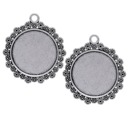 Gift To Love | Metal Craft Fitting Round | Pcs : 2 Pcs | Code : MC-5353