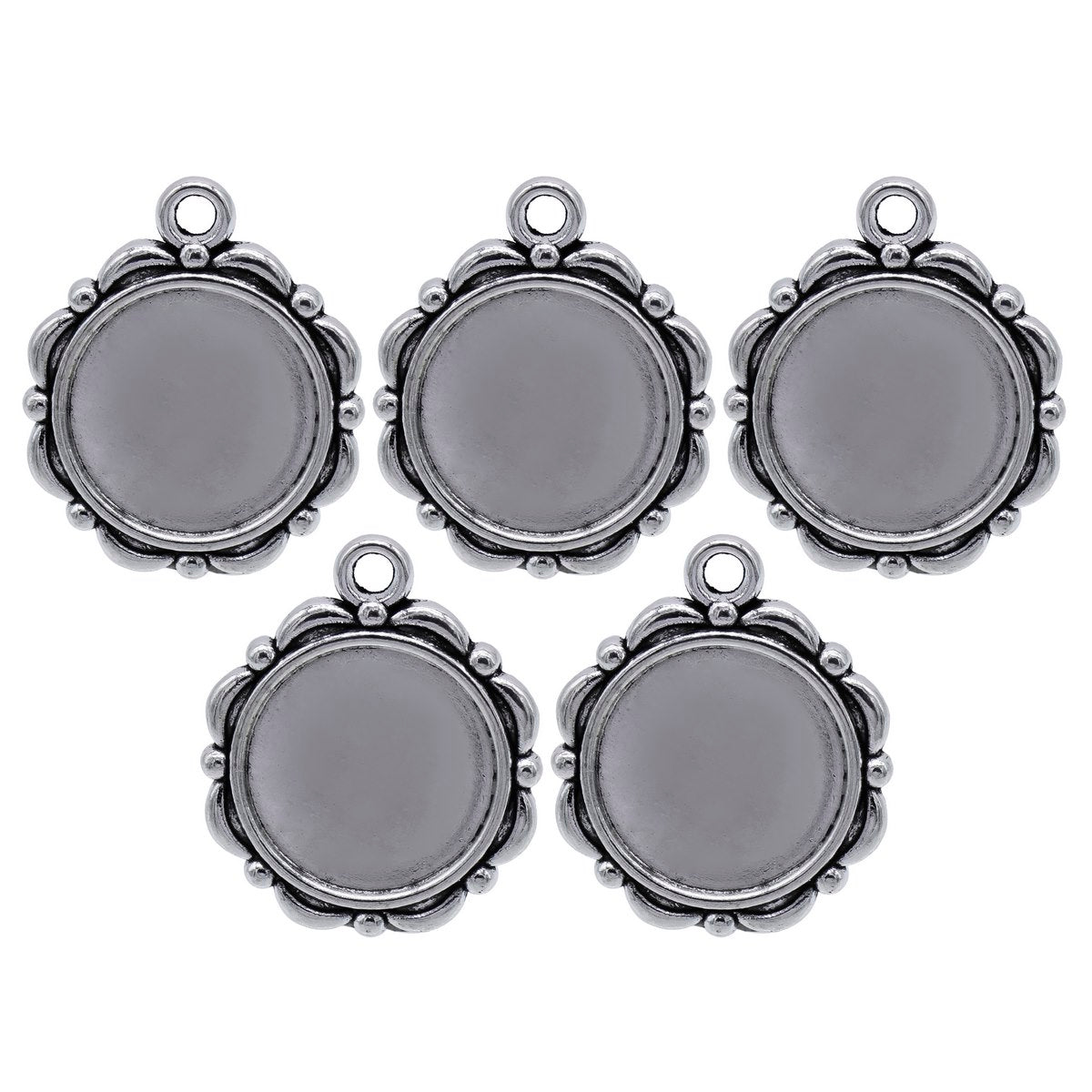 Gift To Love | Metal Craft Fitting Round | Pcs : 5 Pcs | Code : MC-579