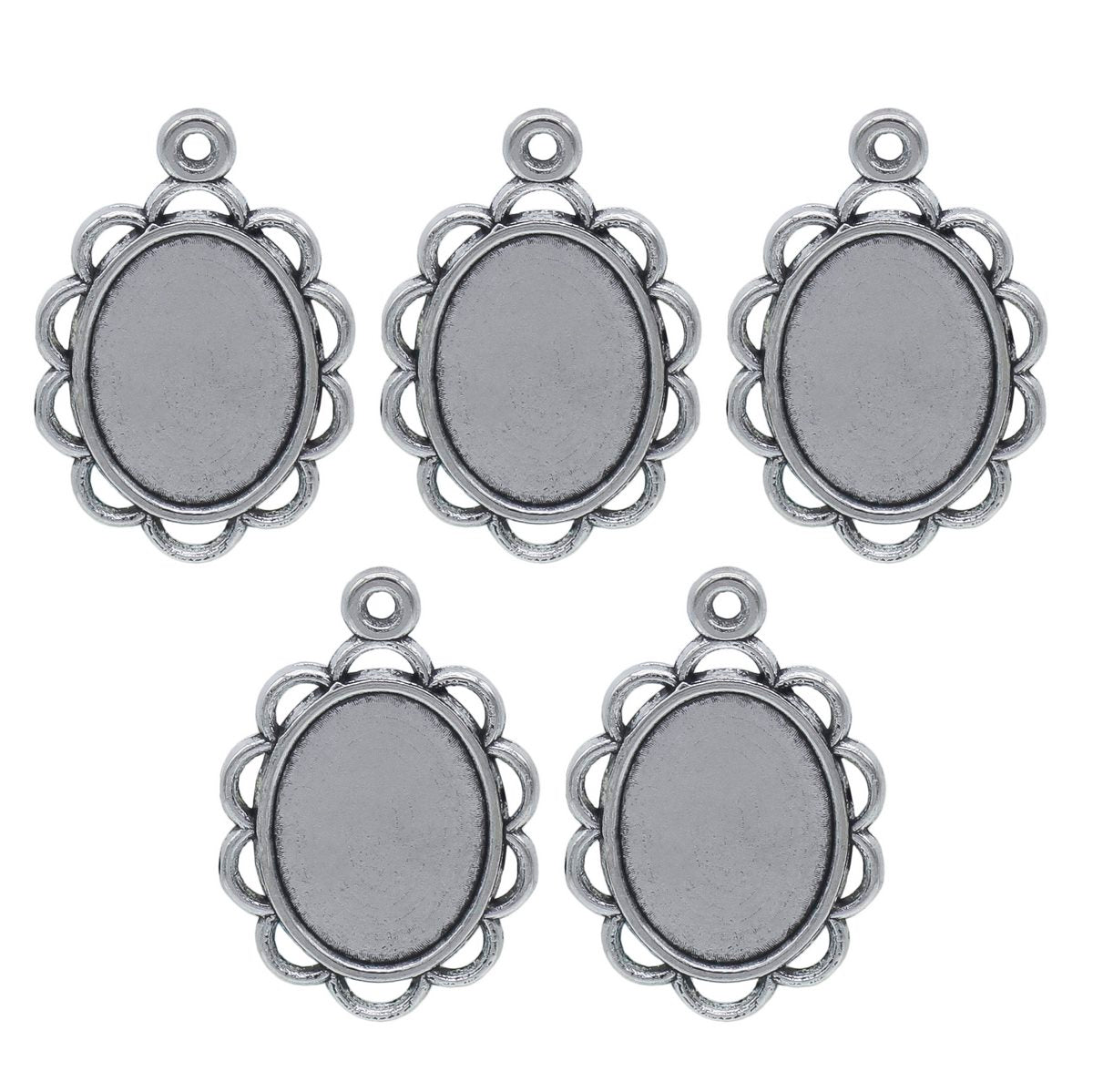 Gift To Love | Metal Craft Fitting Oval Mirror | Pcs : 5 Pcs | Code : MC-584
