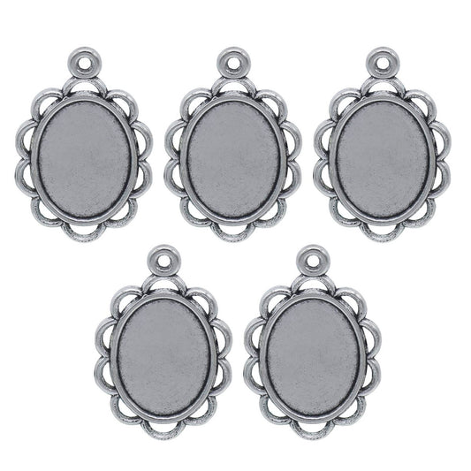 Gift To Love | Metal Craft Fitting Oval Mirror | Pcs : 5 Pcs | Code : MC-584