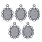 Gift To Love | Metal Craft Fitting Oval Mirror | Pcs : 5 Pcs | Code : MC-584