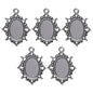 Gift To Love | Metal Craft Fitting Oval Mirror | Pcs : 5 Pcs | Code : MC-590