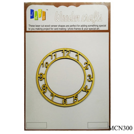 Gift To Love | Mdf Clock Number | Size : 3 Inch | Code : MCN300