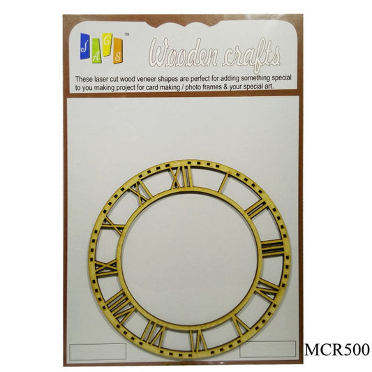 Gift To Love | Mdf Clock Roman | Size : 5 Inch | Code : MCR500