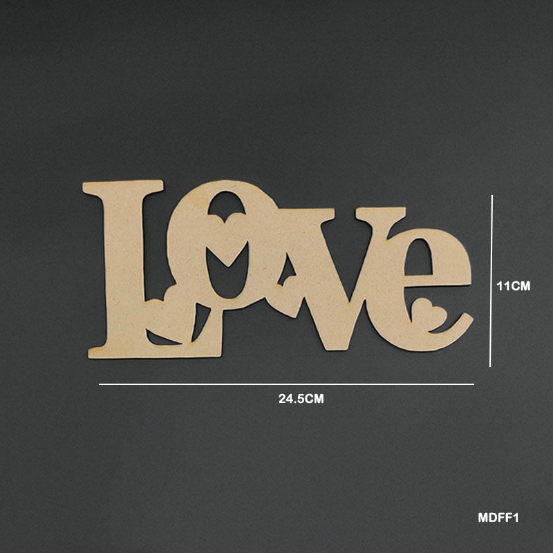 Gift To Love | Mdf Cutout | Code : MDFF1