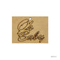 Gift To Love | Mdf Cutout | Size : 4 X 3.1 Cm | Pcs : 2 Pc | Code : MDFK41