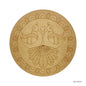 Gift To Love | Mdf Cutout Mandala Engrave | Size : 3 Mm X 10 Inch | Code : MDFMR9