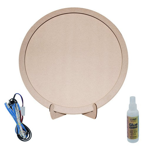 Gift To Love | MDF Moon Making Light Round Base 18 Inches | Code : MFWL01