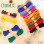 Gift To Love | Jute Thread | Size : 3 Mm | Pcs : 12 Color 10 Mtr | Code : MG1129