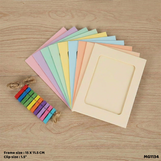 Gift To Love | Hanging Photo Frame Kit Multi 10pc | Code : MG1134