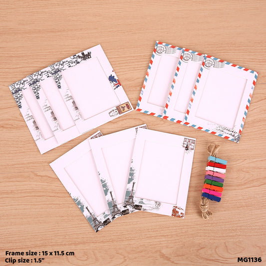 Gift To Love | Hanging Photo Frame Kit Print | Pcs : 9 Pc | Code : MG1136
