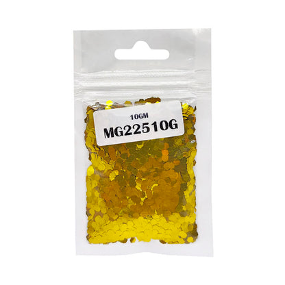 उपहार प्यार के लिए | ग्लिटर सेक्विन | रंग : गोल्ड | मात्रा : 10 ग्राम | कोड : MG22510G