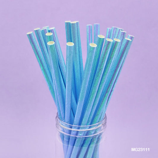Gift To Love | Paper Straw Foiled Pastel | Pcs : 25 Pcs | Code : MG23111