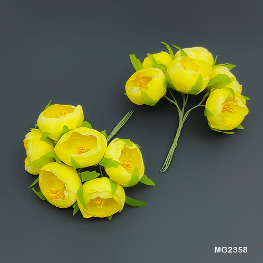 Gift To Love | Cloth Peony Flower | Size : Big | Pcs : 30 Pcs | Code : MG2358
