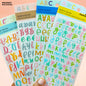 Gift To Love | Bubble Alphabet Sticker | Code : MG24621