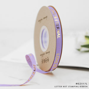 Gift To Love | Korea Ribbon Love Is Eternal | Size : 1 Cm X 30 Mtr | Code : MG2517L