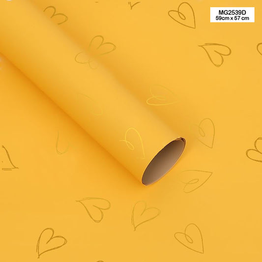 Gift To Love | Wrapping Paper Plastic | Pcs : 20 Sheets | Code : MG2539D