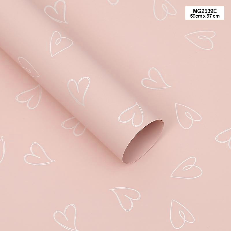 Gift To Love | Wrapping Paper Plastic | Pcs : 20 Sheets | Code : MG2539E