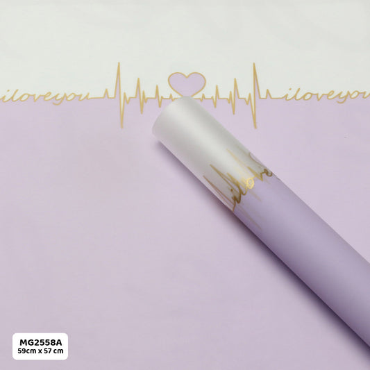 Gift To Love | Wrapping Paper Plastic | Pcs : 20 Sheets | Code : MG2558A