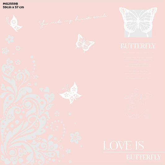 Gift To Love | WRAPPING PAPER PLASTIC (20 sheet) | Code : MG2559B
