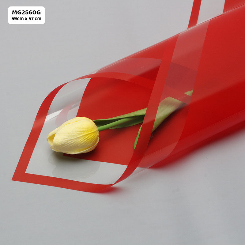Gift To Love | Wrapping Paper Sheets | Color : Tomato Red | Pcs : Pack Of 20 Sheets | Code : MG2560G