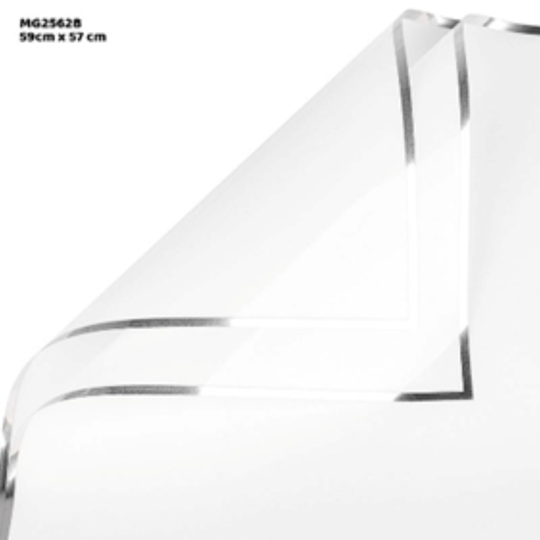Gift To Love | Wrapping Paper Sheets | Color : White | Pcs : Pack Of 20 Sheets | Code : MG2562B