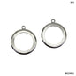 Gift To Love | Round Shape Metal | Color : Silver | Pcs : 6 Pcs | Code : MG256E2