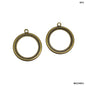 Gift To Love | Round Shape Metal | Color : Copper | Pcs : 6 Pcs | Code : MG256E3