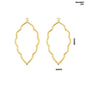 Gift To Love | Bezels Leaf Shape | Color : Gold | Pcs : 5 Pc | Code : MG256F1