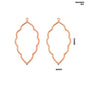 Gift To Love | Bezels Leaf Shape | Color : Rose Gold | Pcs : 5 Pc | Code : MG256F3