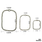 Gift To Love | Bezels | Color : Silver | Pcs : 15 Pc | Code : MG256S3