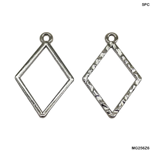 Gift To Love | Bezels | Color : Silver | Pcs : 5 Pcs | Code : MG256Z6