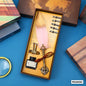 Gift To Love | Feather Ink Pen Box Set | Color : Gold | Code : MG265A1