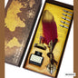 Gift To Love | Feather Ink Pen Box Set | Color : Gold | Code : MG265A5