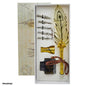 Gift To Love | Feather Fountain Pen Box Set | Color : Golden | Code : MG265Q2