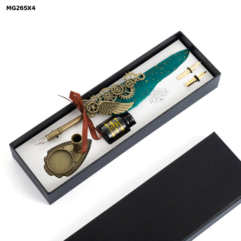 Gift To Love | Feather Ink Pen Box Set | Code : MG265X4
